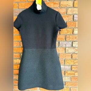 Theory Black holiday tweed dress, NWT